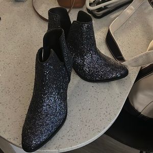 Not rated multi sequin booties size 7
